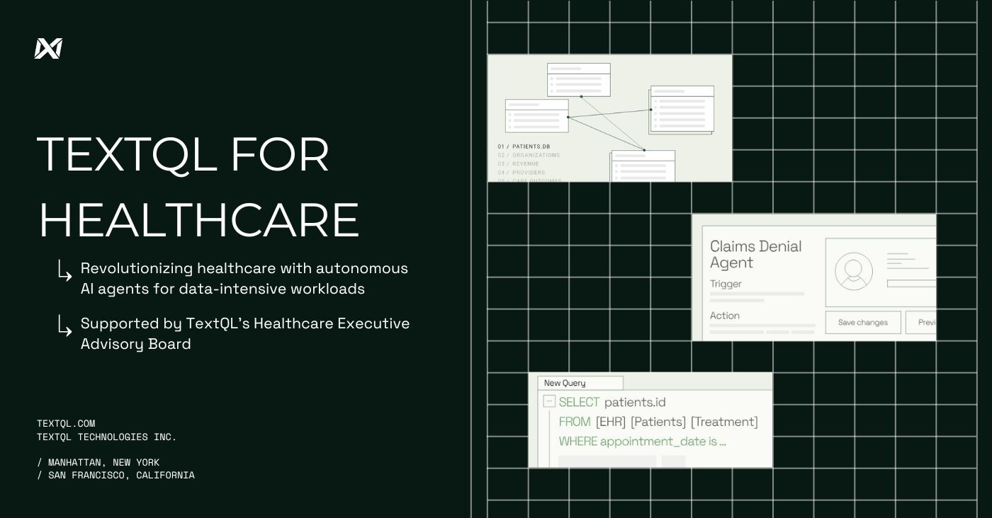 TextQL Launches into Healthcare Vertical