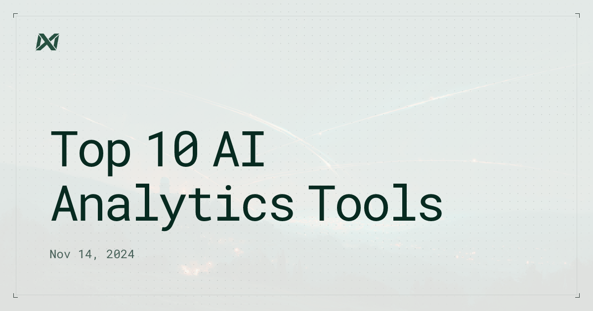 Top 10 AI Analytics Tools for Data Insights in 2025 | TextQL